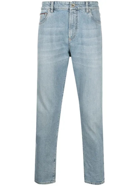 Brunello Cucinelli straight-leg cropped jeans