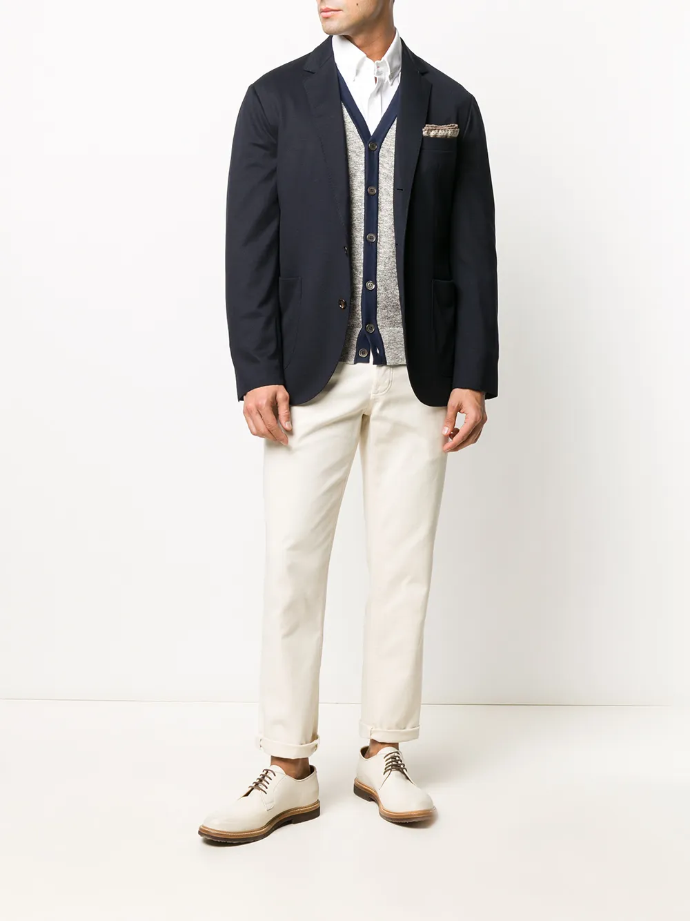 Brunello Cucinelli 单排扣贴身西装夹克 | 休闲西服 | Image 2