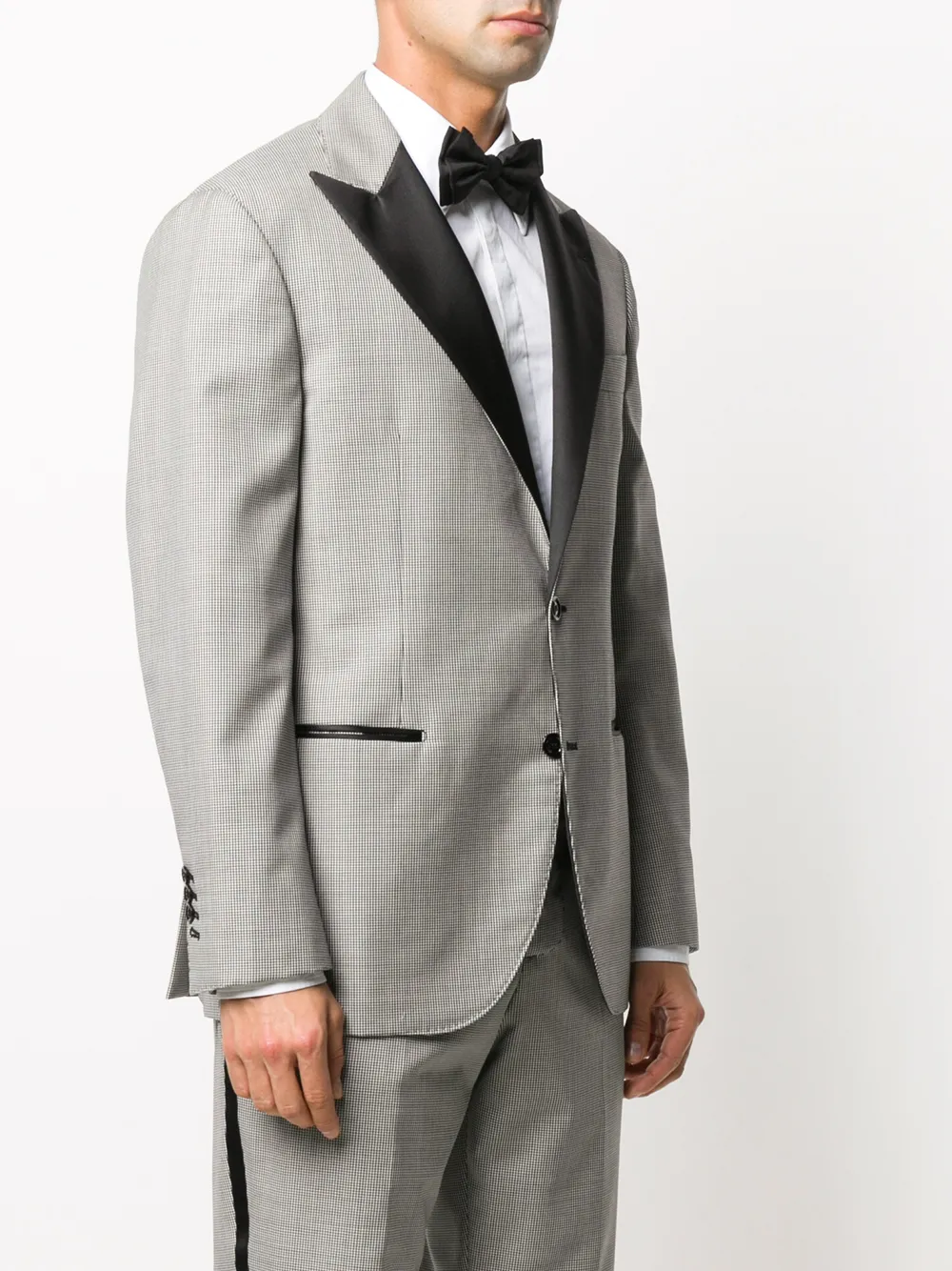 Brunello Cucinelli Blazer met enkele rij knopen Grijs