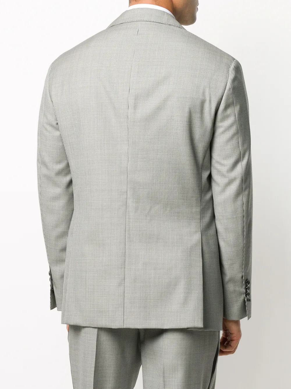 Brunello Cucinelli Blazer met enkele rij knopen Grijs