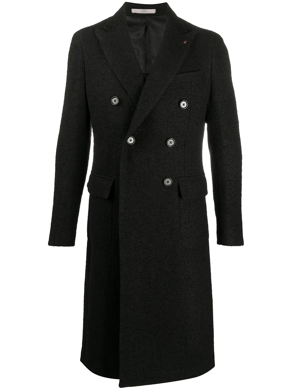 фото Corneliani двубортное пальто средней длины