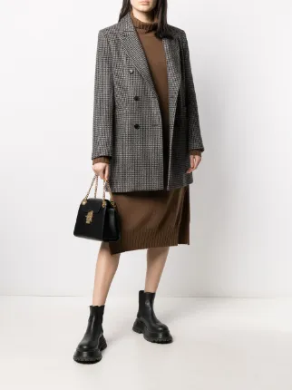 Nino houndstooth blazer coat展示图