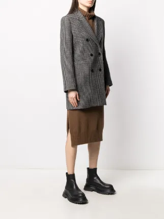 Nino houndstooth blazer coat展示图