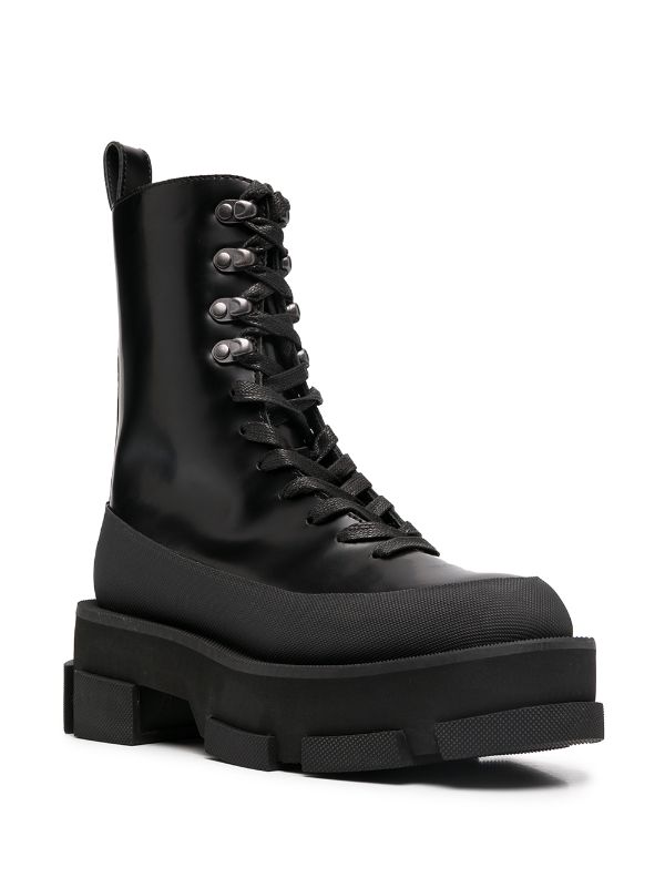 chunky combat boots