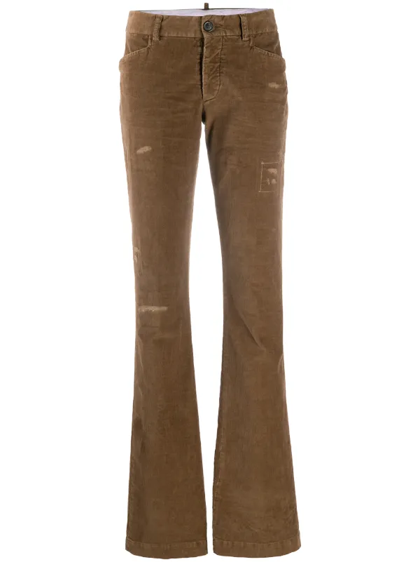 flared corduroy trousers