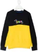 Image 1 of Harmont & Blaine Junior logo-patch panelled sweatshirt
