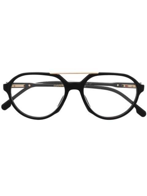 Carrera - polished pilot-frame glasses