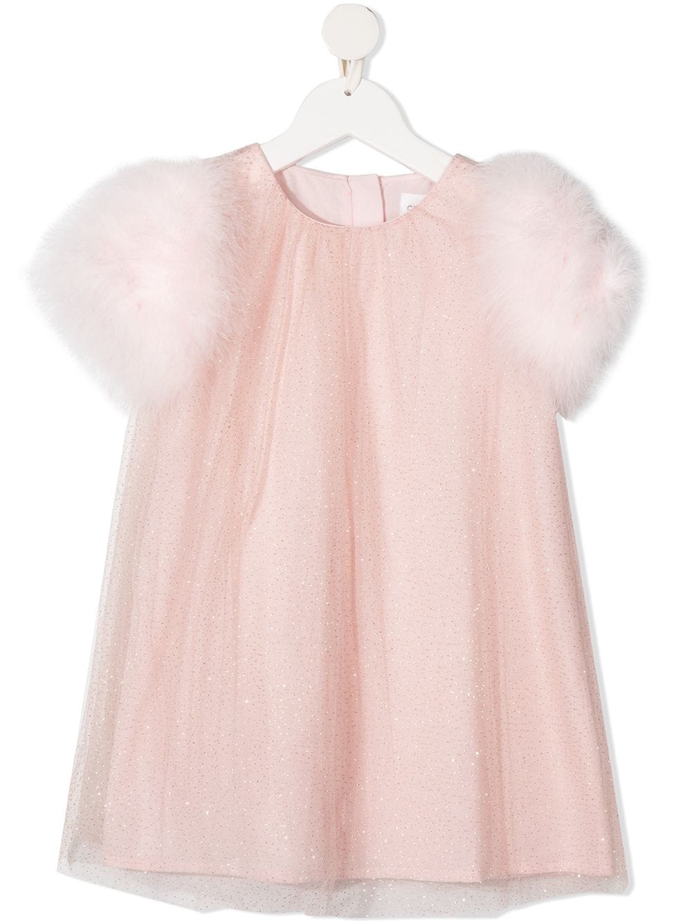 фото Charabia pompom-embellished mini dress