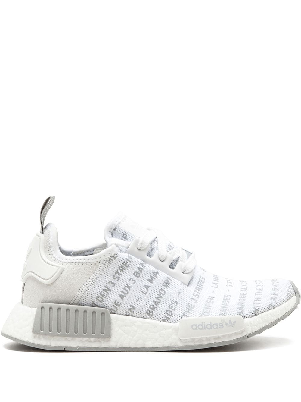 Shop Adidas Originals Nmd_r1 "3 Stripes" Sneakers In White