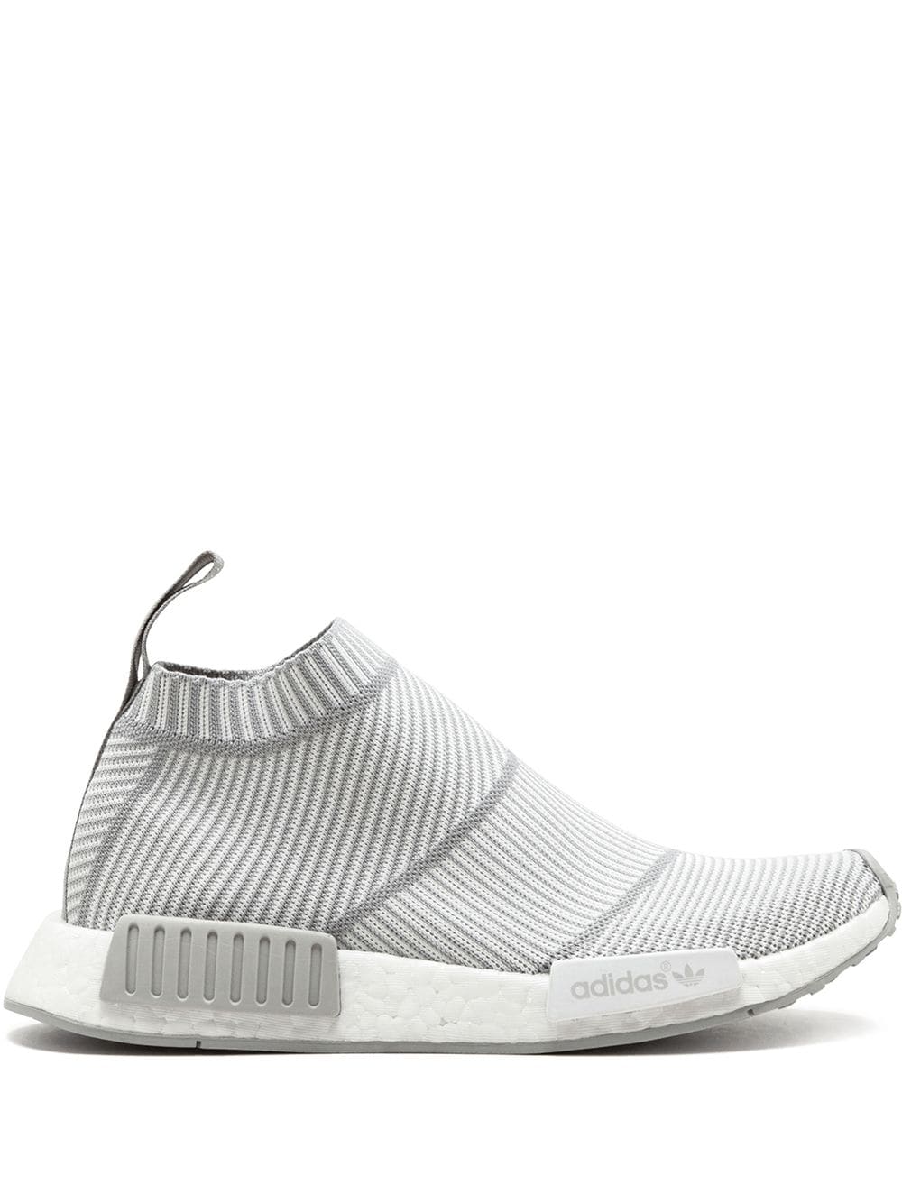 Shop Adidas Originals Nmd Cs2 Primeknit Sneakers In Grey