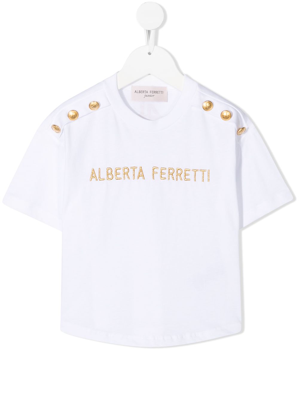 фото Alberta ferretti kids футболка с логотипом