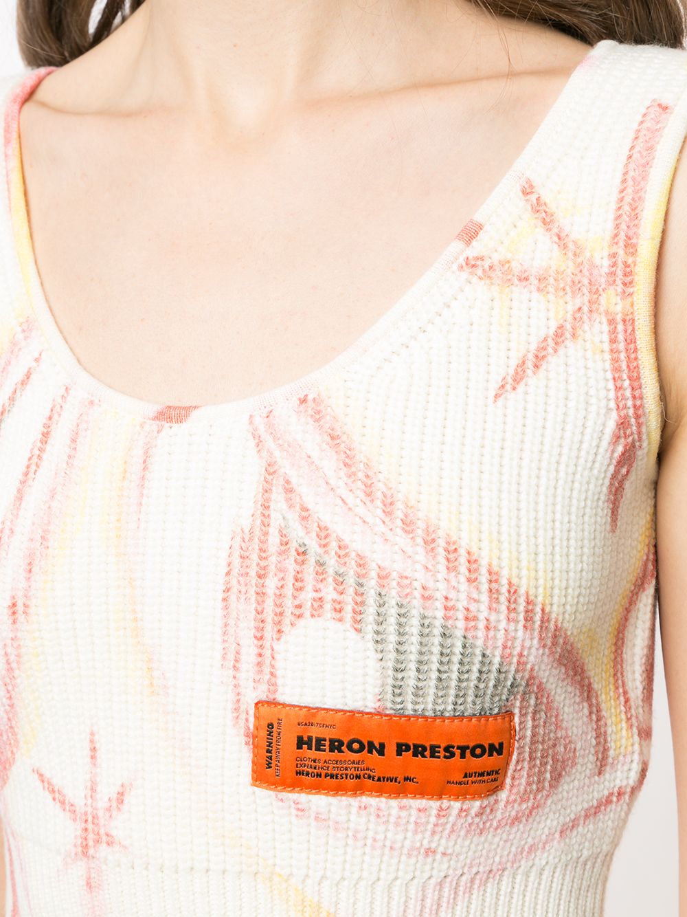 фото Heron preston ribbed cropped tank top