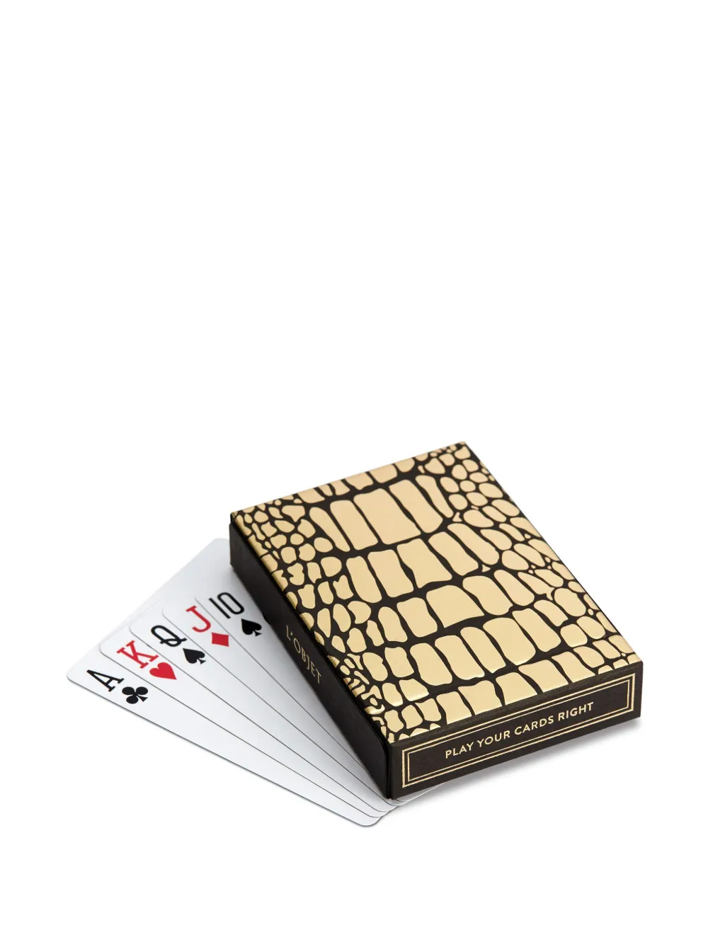 L'Objet Crocodile Box playing cards set | Games | Image 2