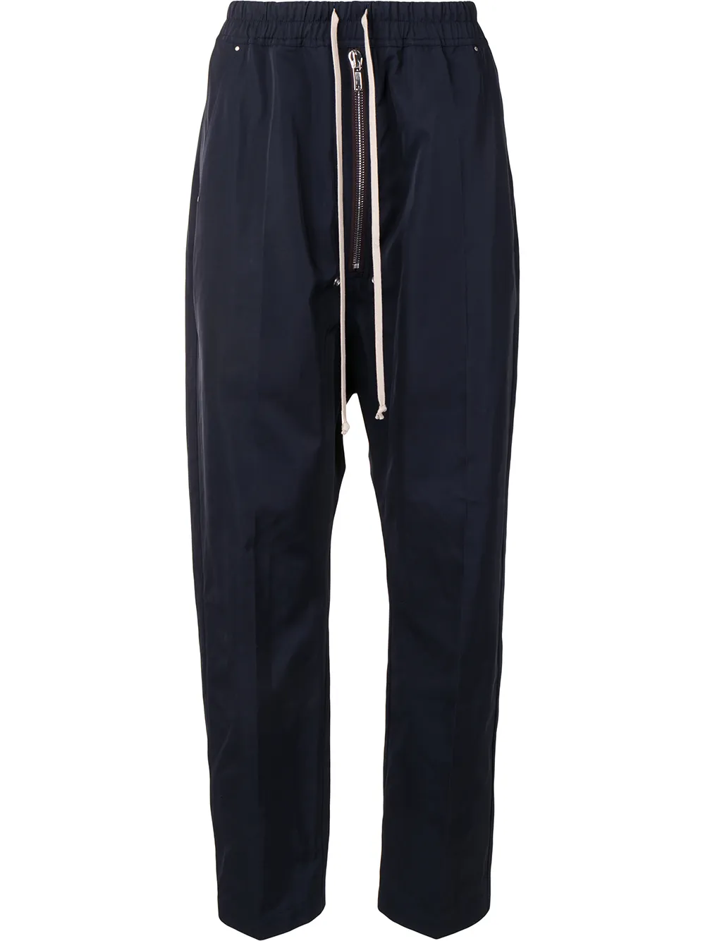 Rick Owens drop-crotch relaxed-fit trousers | Blue | Image 1