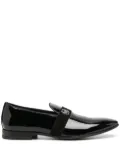 Philipp Plein Hexagon plaque loafers - Black