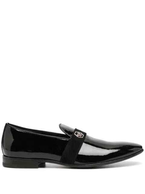 Philipp Plein Hexagon plaque loafers