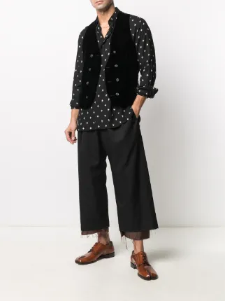 button-up double-breasted waistcoat展示图