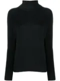 Drumohr purl-knit roll-neck jumper - Black
