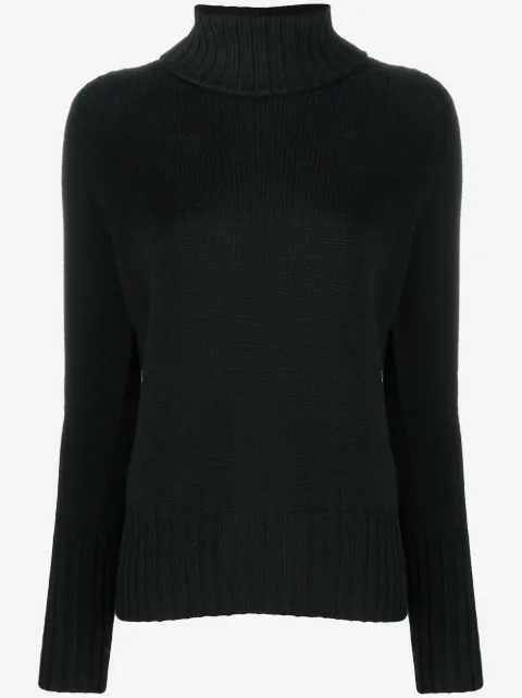 Drumohr roll-neck ribbed-trim sweater