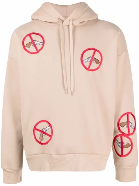DUOltd Hoodie mit aufgestickten Patches