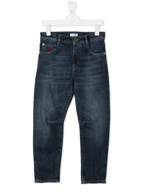 Brunello Cucinelli Kids dark wash jeans