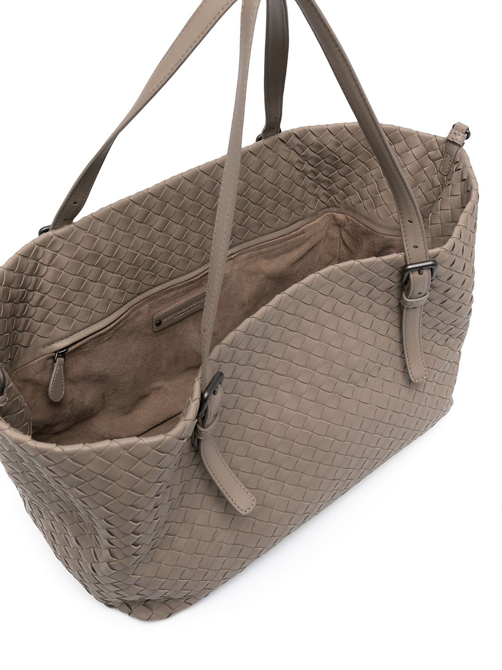 фото Bottega veneta сумка-тоут с плетением intrecciato