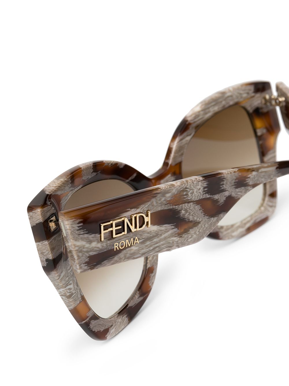 фото Fendi eyewear солнцезащитные очки в оправе 'кошачий глаз'