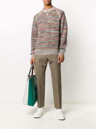 beige straight-leg trousers展示图