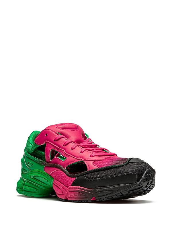 Shop pink \u0026 green adidas by Raf Simons 