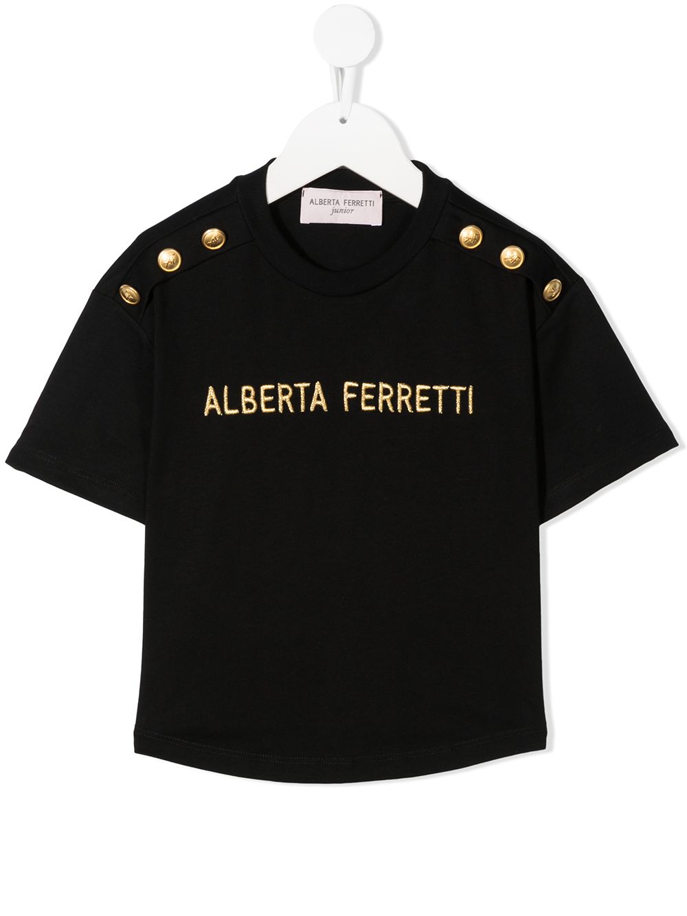 фото Alberta ferretti kids футболка с логотипом