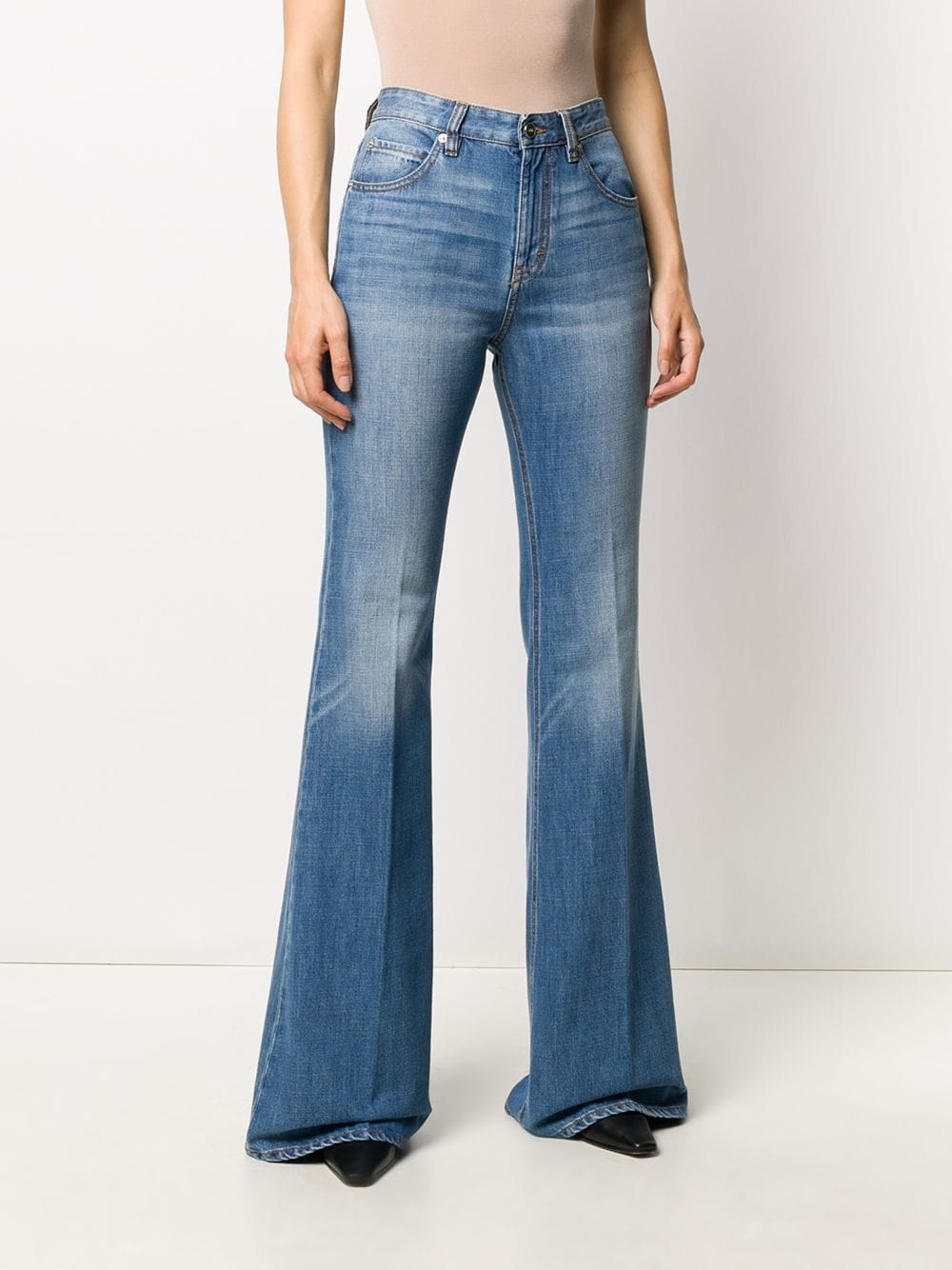 фото Victoria victoria beckham расклешенные джинсы san fran с завышенной талией