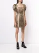 Alice+Olivia brocade pattern mini dress