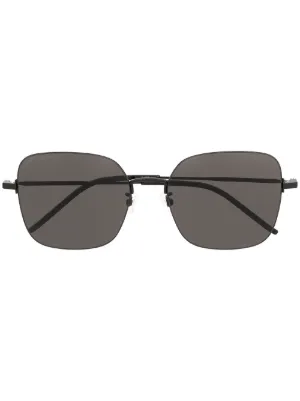 Saint Laurent SL436 001 Round Sunglasses - Black SL 436 001 - サングラス｜SAINT LAURENT(サンローラン  main image 4