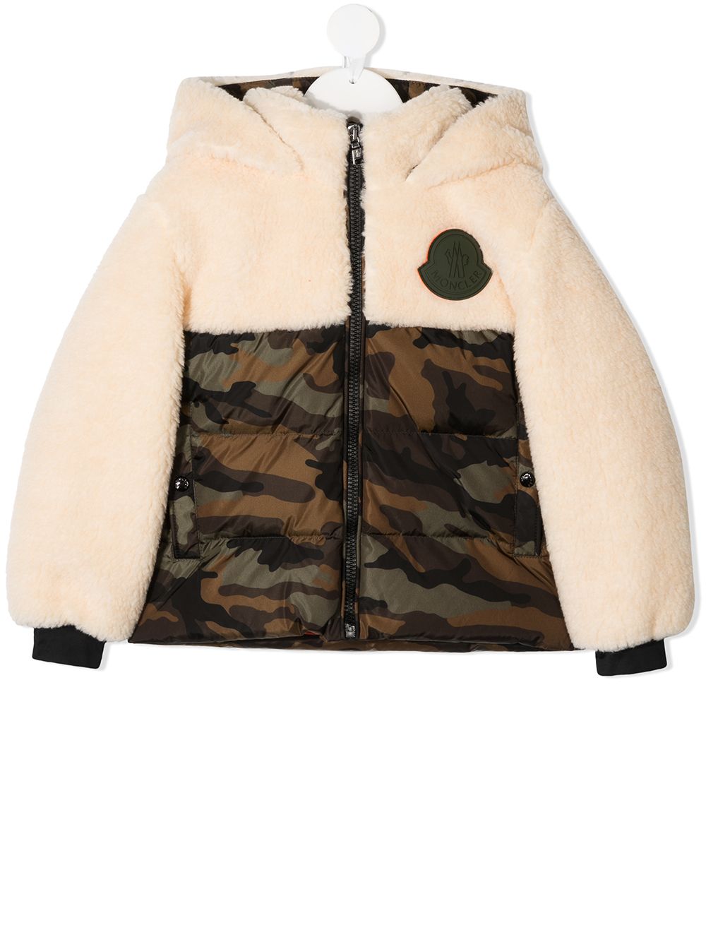 Moncler Enfant カモフラージュ パデッドジャケット - Farfetch