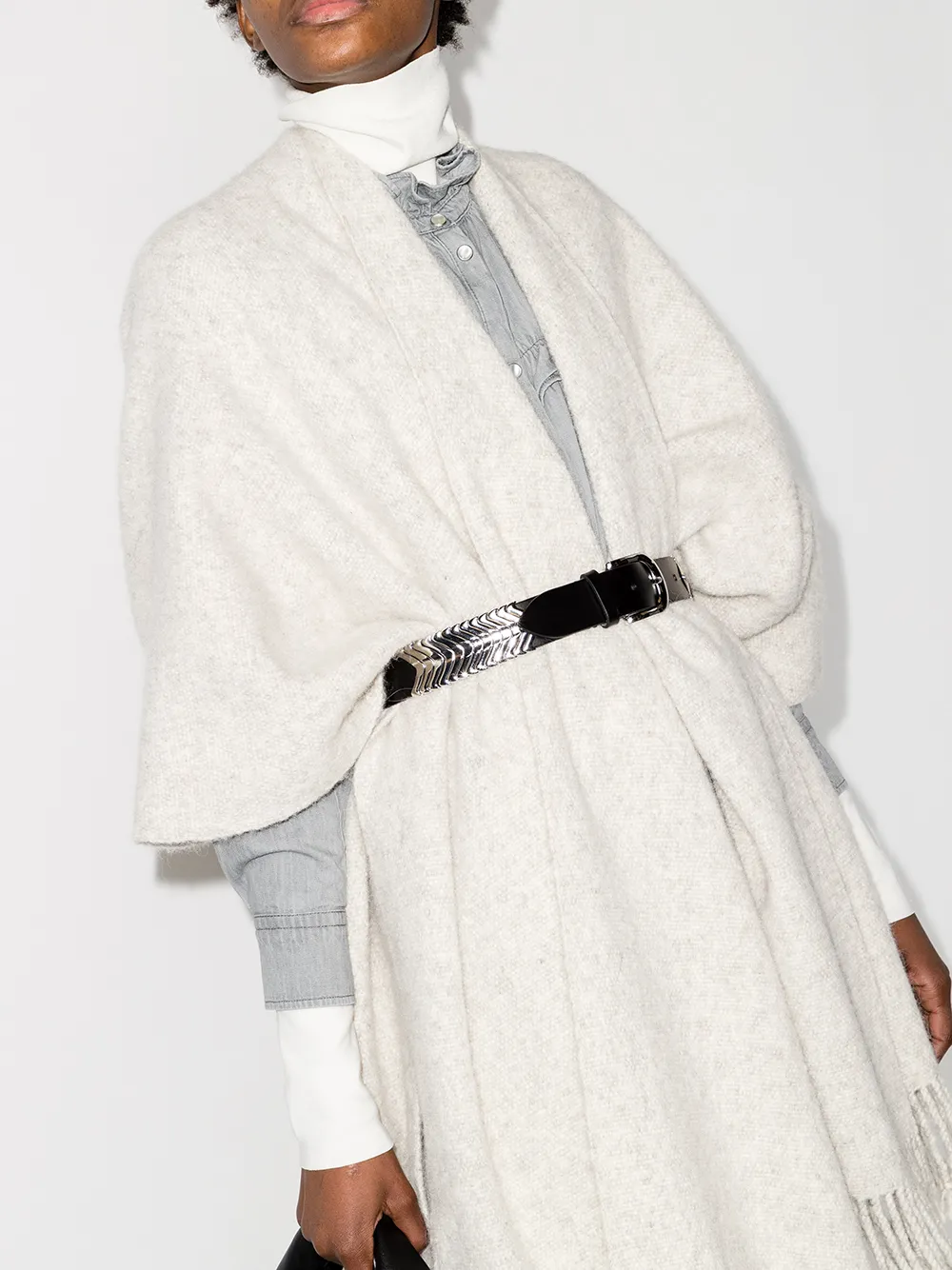 ISABEL MARANT Leren riem - Zwart