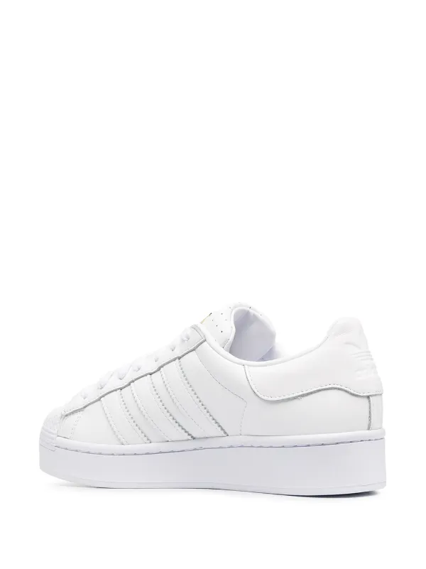 Adidas white Superstar Bold sneakers for women | FW4520 at Farfetch.com