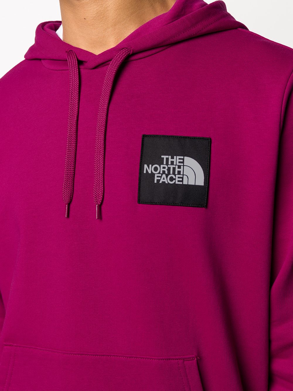 фото The north face худи с кулиской и нашивкой-логотипом