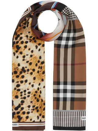 Burberry Montage Print Silk Scarf - Farfetch