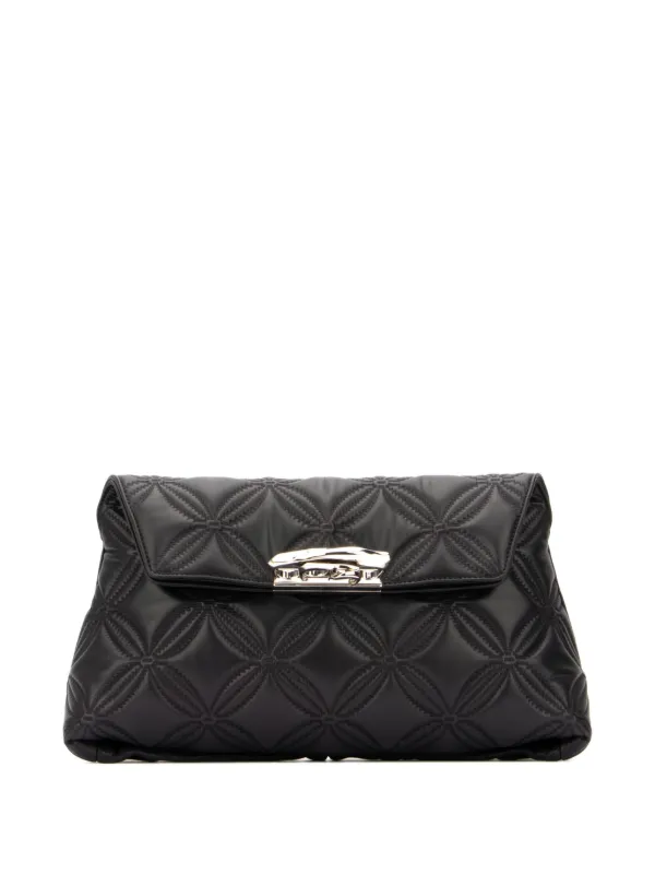Alexander McQueen Sculptural Large Pouch in Black