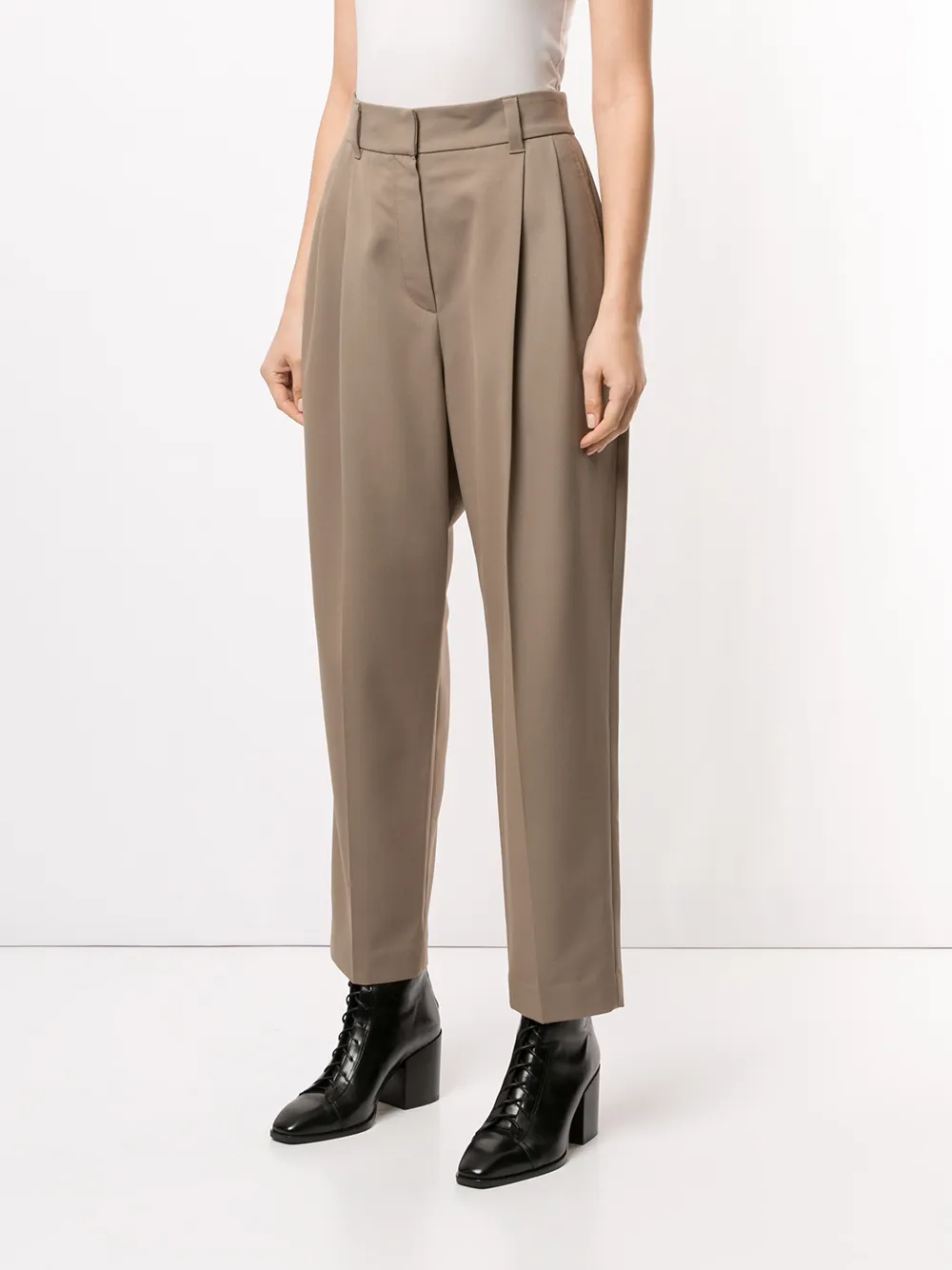 Brunello Cucinelli Wollen pantalon Bruin