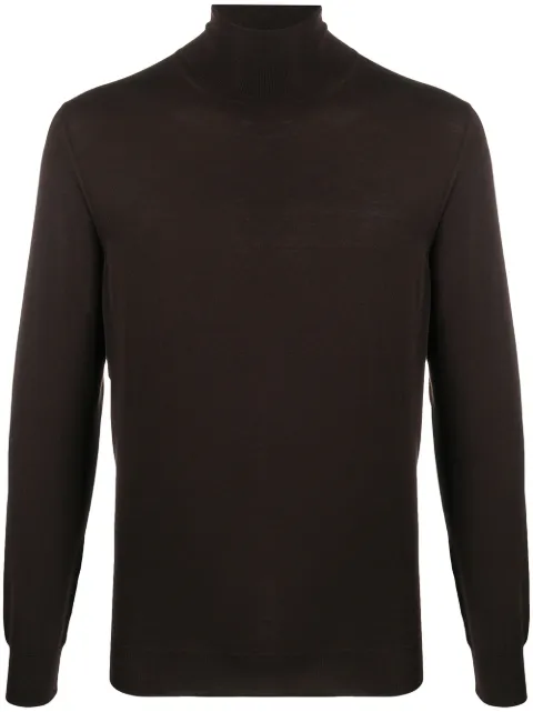 Drumohr fine-knit roll neck sweater