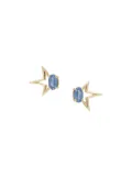 LE STER 18kt yellow gold sapphire Whaam earrings