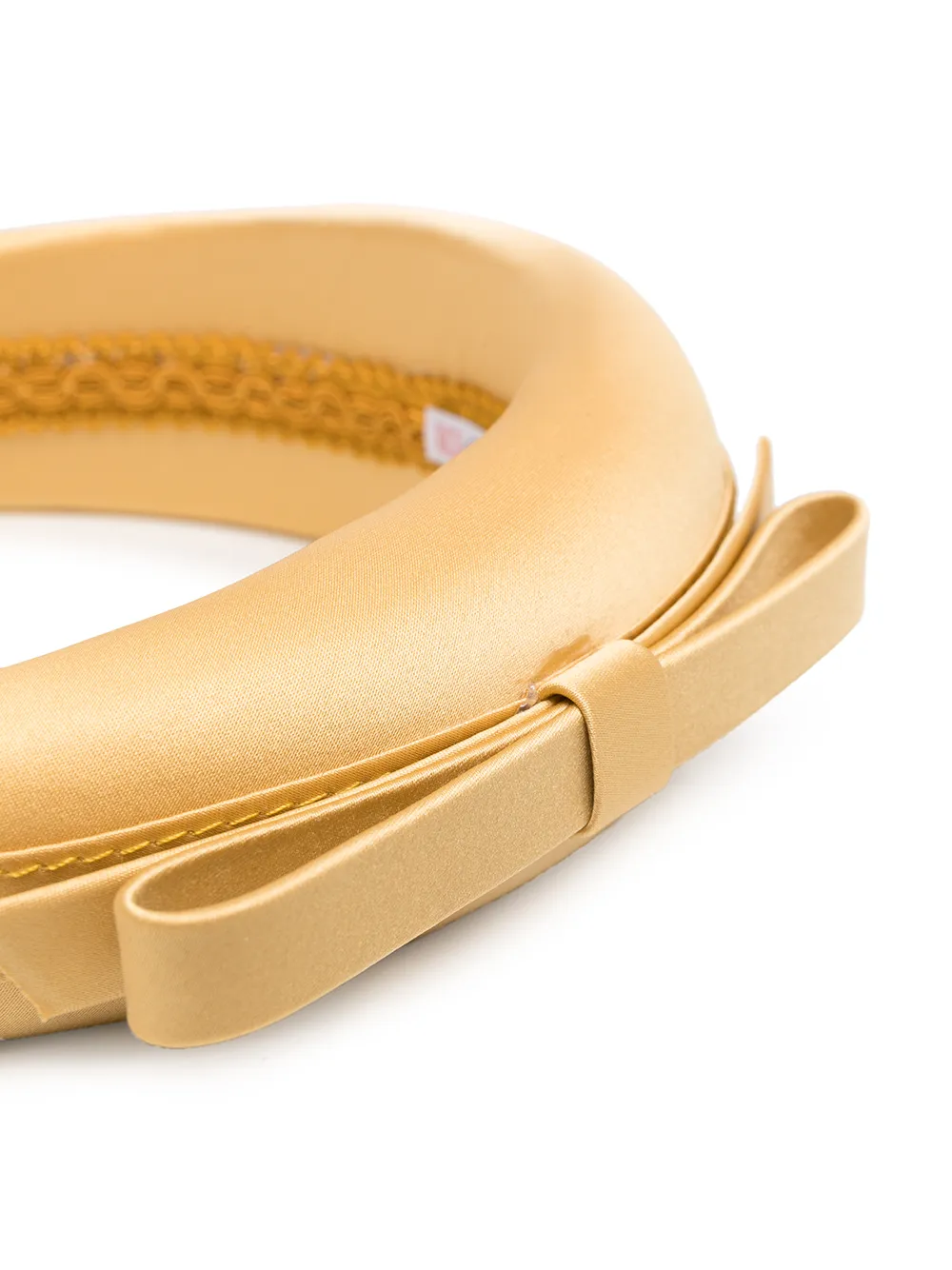  Red(v) Bow-detail Headband - Yellow 