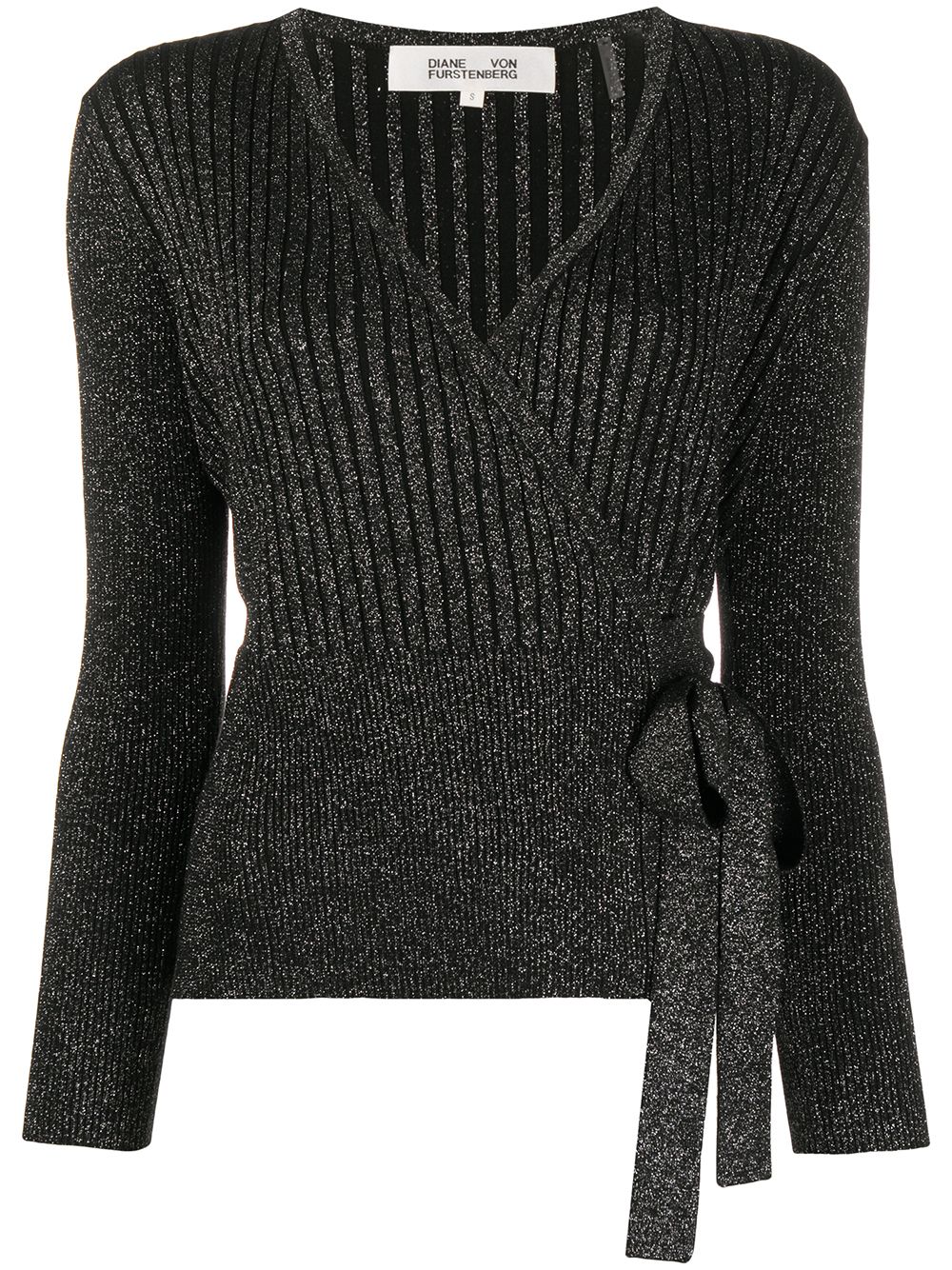 dvf wrap sweater