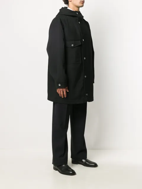 Shop Valentino Hooded Parka Coat With Express Delivery Farfetch