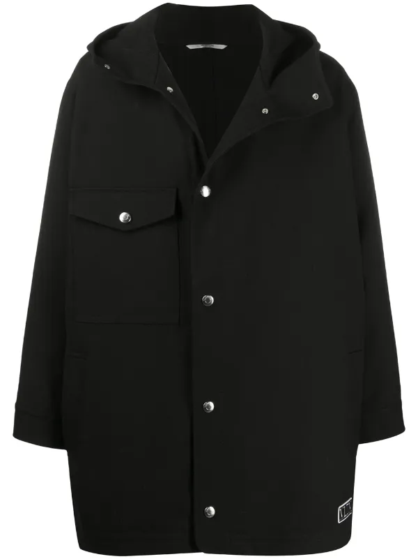 Shop Valentino Hooded Parka Coat With Express Delivery Farfetch