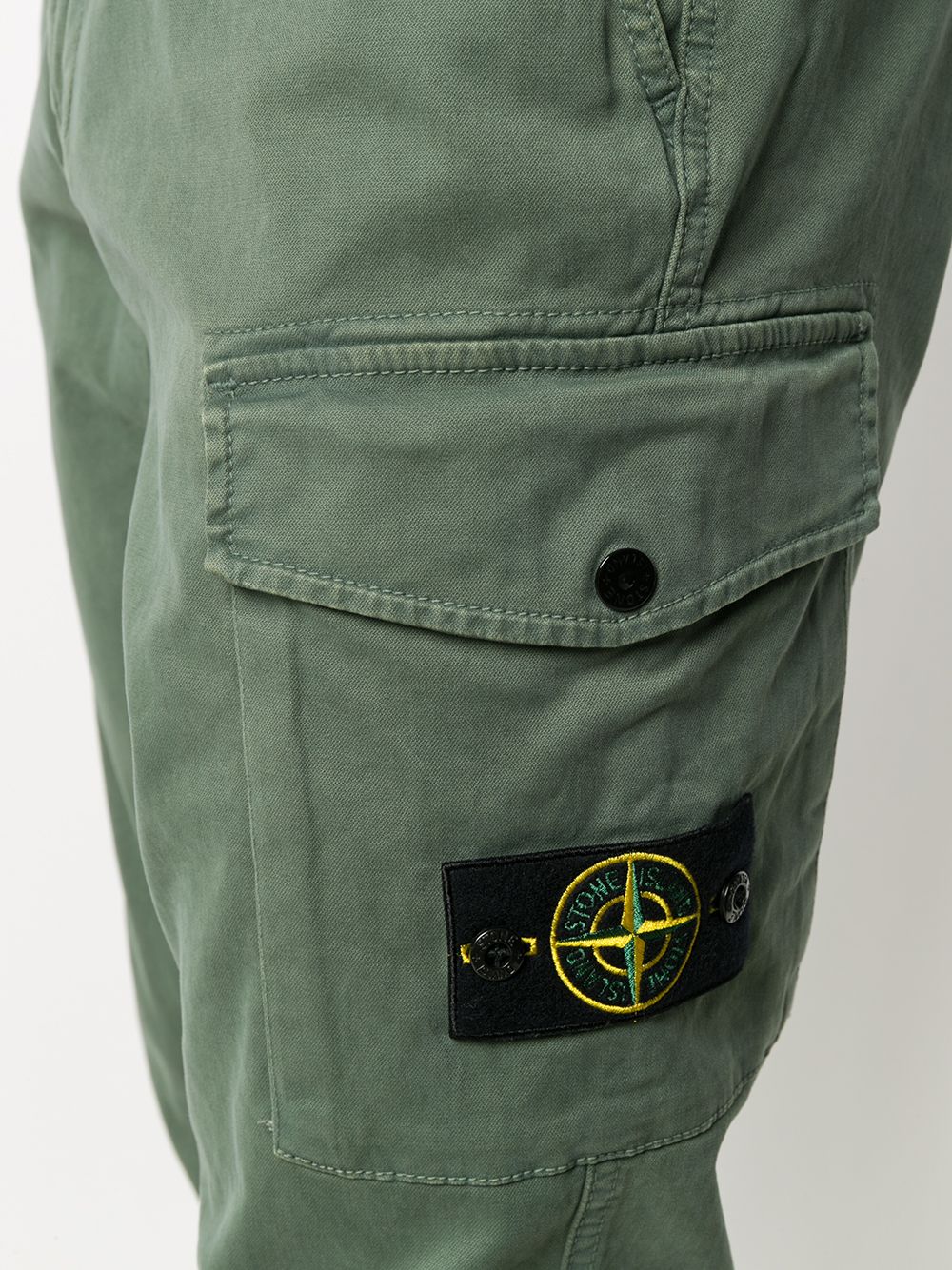 фото Stone island брюки карго с нашивкой-логотипом