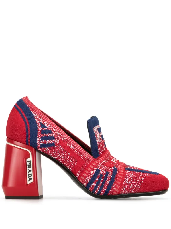 prada square toe pumps