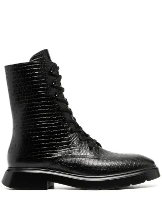 stuart weitzman crocodile boots