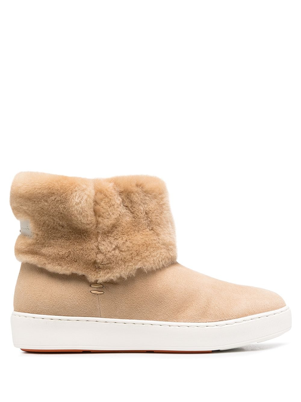 

Santoni shearling ankle boots - Neutrals